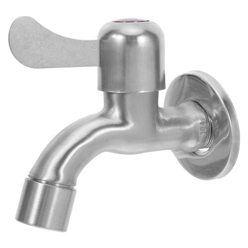1Robinet Mural Extérieur En Inox, Simple, Design Moderne
