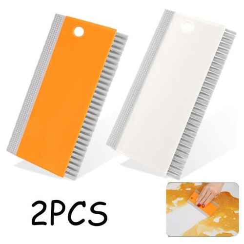Window squeegee, car window scraper, hanging shower squeegee with bristles, bathroom window wiper, for