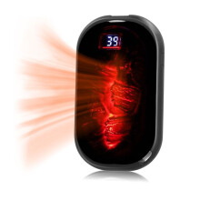 Rechargeable Hand Warmer, 5000mAh Portable Electric Hand Warmer, 3 Heat Settings, USB Power Bank and Digital Display