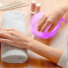 4 Pcs Hand Cuticle Nail Soaking Bowl, Dead Skin Cleaning Softening Nursing Bowl, Soften Dead Skin Soaking Manicure Bowl, Manicure Soaking Tool, Acryli