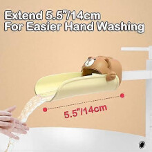 2Pcs Faucet Extender for Sink Easy Use Sink Faucet Extenders with Temperature Sensitive for Toddlers, Kids Hand Washing Faucet Extension for Bathroom