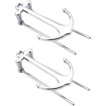 Bookmarks, 2 Pcs Bookmarks - Silver Original Metal Anchor-Shaped Bookmarks, Stationery Gifts for Women, Seniors, and Men