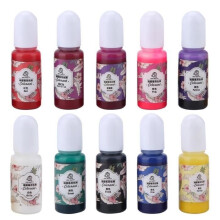 10 Colors 10ml UV Epoxy Resin Dye Pigment DIY Craft
