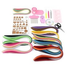 960 DIY Quilling Papers Craft Kit Board Mold Crimping Pliers Scrapbooking Tools 3mm-ROS