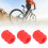 RC121 Silicone Bike Frame Sleeves 20 Pack Red 8
