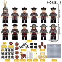 Medieval Military Building Blocks Humanoid Mini Figure Toys Boys Gift