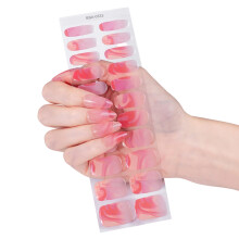 Portable Gels Nail Stickers Kit with Alcohols Wipes and-BSA0333