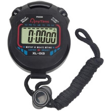 Digital LCD Hand-held Sports Chronograph Stopwatch with Date, Time and Alarm Function, Large Stopwatch E A396