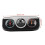 Qiilu Dashboard Mounted Navigation Compass, Car Thermometer, Directional Compass with Self-Adhesive Strip 1