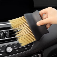 Automatic interior dust brush, car cleaning brushes, soft bristle dusting tool for paintings, 2pcs