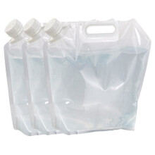Collapsible Water Bottle - Semptec - Pack of 3 - 5 L - Transparent - BPA Free