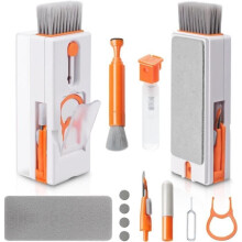 Keyboard Cleaning Kit, 11-in-1 Multifunctional PC Keyboard Cleaner, Keyboard Cleaner Brush Tool, for Tablets, Phones