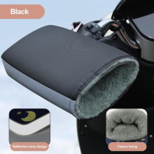 Winter motorcycle gloves - Motorcycle handlebar gloves, universal winter motorcycle gloves with warm plush lining and hand protection