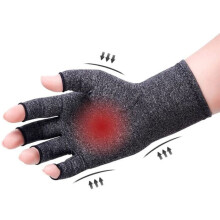 Pack of 2 pairs of compression gloves for arthritis, wrist protection - For pain relief - For video games and