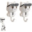 2 Cat-Shaped Hooks, Gravity Hooks Without Drilling, Cartoon Sunglasses Cat Keychain 1