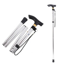 Walking Stick - SWAREY - Adjustable, Foldable - Aluminum - Non-slip - 32 to 37 inches