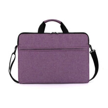 17-inch Laptop Sleeve Bag - Nylon - Shockproof, Ultra-Lightweight, 2 Pockets - Purple - Ideal for Travel & Everyday Use