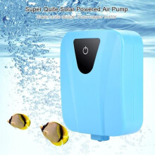 Solar-powered oxygenator - Unspecified - Aquarium air pump - 3600mAh - Waterproof - Blue