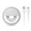 LED Ring Light for Selfies - White - 3 Lights - USB Powered - White Color 1
