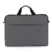 17-inch Laptop Sleeve Bag - Nylon - Shockproof, Ultra-Lightweight, Multi-Pocket - Gray