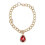 Pet Collar - OKUMGGYJ - 25 cm - Red - Adjustable - Elegant 1