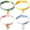Cat Collar - 4 Pcs - Adjustable - Cotton - Bell - Colorful Pendants 1