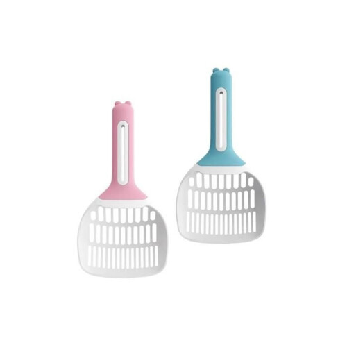 Litter Scoop - Not Specified - 2 Pieces - Durable PP Plastic - Non-Slip Handle - Graduated Design