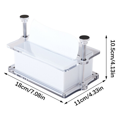 Contemporary Clear Tissue Paper Holder with Innovative Elevating 2