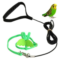 Pet Bird Harness Leash - VVIKIZY - 2 m - Green - Anti-Escape Design - Soft Cotton