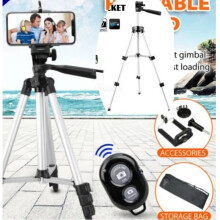 Camera Tripod - Not specified - Portable - Compatible with Phones and GoPros - 4 Sections - Carrying Bag Included