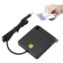 Dioche ID card reader, USB2.0 multi-function smart card reader for M2/MS/Bank/ID/SIM/Memory/