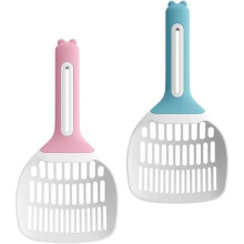 Litter Scoop - Not Specified - Pack of 2 - Durable PP Plastic - Non-Slip Handle - Graduated Design
