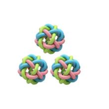 Dog Toy, Dog Ball, Dog Chew Toy, Puppy Throw Toy, TPR Rubber Chew Toy (3 pieces) (6.5 cm)
