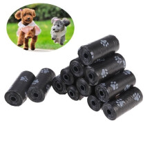 12 Rolls of Degradable Dog Poop Bags, Pet Waste Bags (Black)