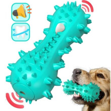 Chewable Toy - BLUE - Toothbrush - Durable - Makes a Sound - Teeth Cleaning