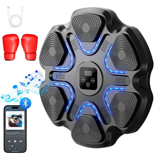 Boxing Machine - TANBABY - Smart Model - 9 Speed Modes - Bluetooth - Gloves Included