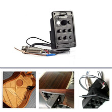 Dual Mixing Microphone, Guitar Preamp, EQ, Tuner, Piezo Pickup, Beat Guitar Accessories 301