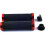 DOUBLE LOCK ON BMX MTB BICYCLE GRIPS Black Red 1