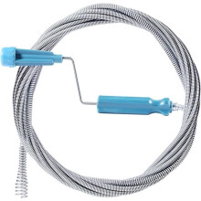 5m x 5mm Pipe Cleaning Spiral - Draining Spiral - With Drill Tip - Spiral - For Pipes - For Blockages