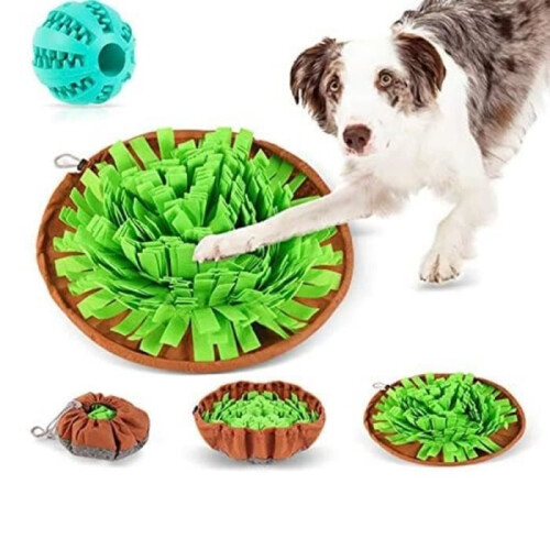 Snuffle Mat - Ed - Foldable - Fabric - Interactive - For Medium Dogs