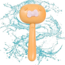 Pet Massage Brush - 3-in-1 Dog Shampoo Brush - Non-Slip Bath Brush