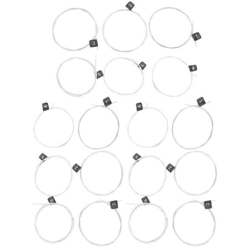 Classical Guitar Strings - GAROSA - Silver Nylon - 3 Sets - High Quality - Durable