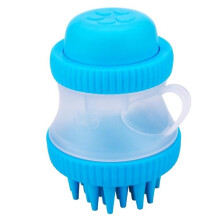 PrixPrime - Pet Bath Brush with Shampoo Reservoir