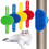 Cat massage brush - 4-piece set - Silicone - Adjustable size - Multifunctional 1
