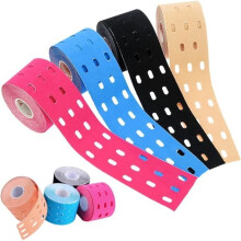 Kinesiology tape for mixed straps, perforated design, kinesiology tape for muscle training, adhesive tape