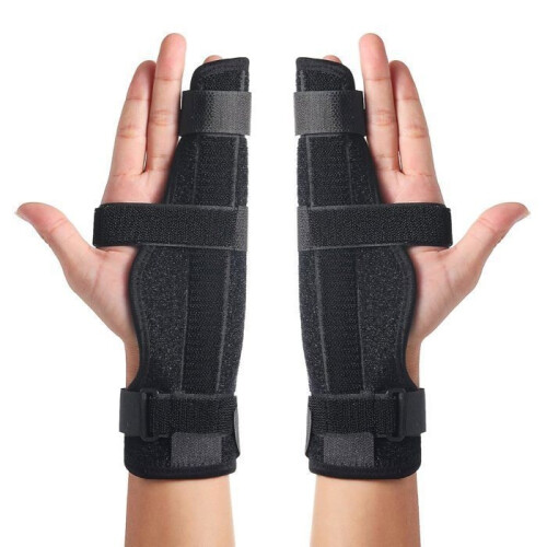 Metacarpal Finger Splint – Breathable Fracture Support, Comfortable and Adjustable Stabilization, Universal Size