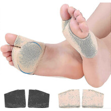 (L) Metatarsal Pads for Foot Pain Relief: Morton's Neuroma, Sesamoiditis, Metatarsalgia Support, 2 Pairs