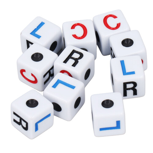 20-Pack Plastic Dice for LRC Parties 1