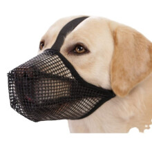 Verstellbarer Nylon-Hundemaulkorb: Beiß-, Leckschutz & atmungsaktive Maulabdeckung  L