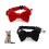 Bow Tie Cat Collars - Brand Name - Red and Black - Adjustable and Comfortable 1